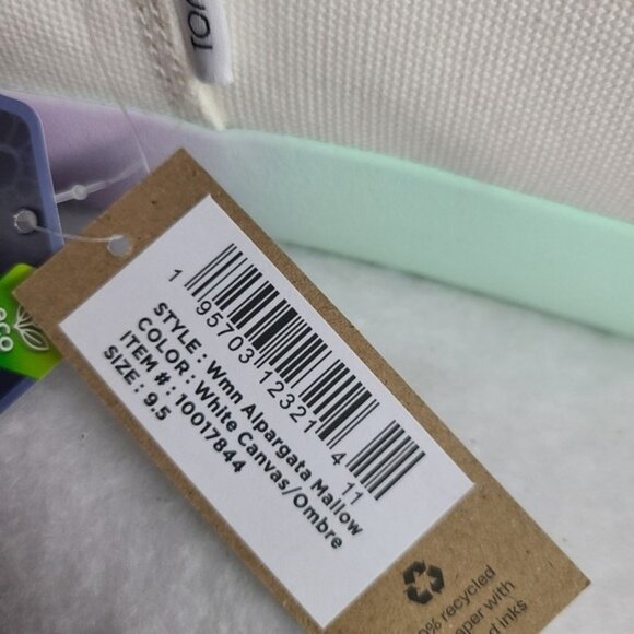 NWT - TOMS Women's, Alpargata Mallow Slip-On Ombre - Picture 5 of 11